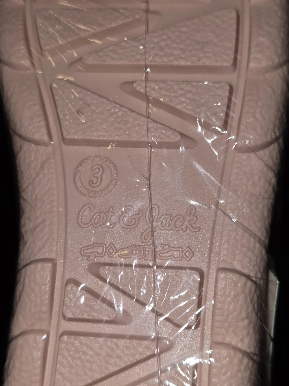 Cat & Jack Andy Rain Boots Blush Pink Size 3 Big Kids Waterproof NWT